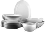 Seltmann Weiden Tafelservice Rondo Liane Wei&szlig; Tafelservice 16er Set (16-tlg), 6