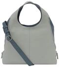 Voi Schultertasche Boston, Leder blau