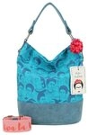 Fritzi aus Preu&szlig;en Schultertasche Fritzi x Frida Kahlo Limited Canvas Hobo Bag