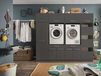 Laundreezy Mehrzweckschrank-Set LAUNDREEZY LDSK15, Breite 235 cm,