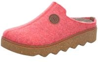 Pantoffel ROHDE "Foggia-D", Damen, Gr. 36, pink (hellrot), Filz, meliert, Schuhe