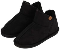 XQ Footwear LADIES HOME BOOTS SUEDE Hausschuh mit Logopr&auml;gung und kuscheligen,