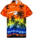 King Kameha Hawaiihemd "Beach" Funky Hawaii-Hemd Herren Kurzarm Front-Tasche Stylish