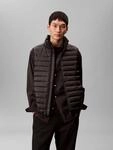 Steppweste CALVIN KLEIN "SLVLSS LT WT NYLON PUFFER VEST", Herren, Gr. S, schwarz,
