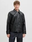 Jack & Jones Bikerjacke JJECASABLANCA PU JACKET NOOS mit Fronttaschen