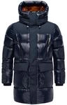 Kurzmantel STONE HARBOUR "Steppmantel Nelioon XX", Herren, Gr. S, blau (navy),
