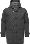 Dufflecoat RAGWEAR "Dufflecoat Duffie YOUMODO", Herren, Gr. S, grau (dunkelgrau),