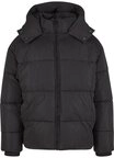 URBAN CLASSICS Winterjacke Urban Classics Puffer Jacket With Flap Hood (1-St)