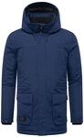 Winterjacke STONE HARBOUR "Winterjacke Wadiim XX", Herren, Gr. S, blau (navy),