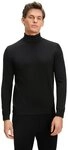 FALKE Strickpullover FALKE Pure Merino Wool Herren (1-tlg) aus reiner,...