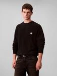 Rundhalspullover CALVIN KLEIN JEANS "LS EZ COTTON WAFFLE CRWNK SWTR 9", Herren, Gr.