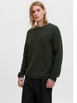 Jack & Jones Rundhalspullover JJEHILL KNIT CREW NECK NOOS Baumwolle, regular fit