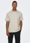 ONLY & SONS Rundhalsshirt ONSFRED RLX SS TEE Baumwolle, relaxed fit