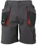 Terrax Workwear Arbeitsshorts Shorts grau|orange|schwarz 48