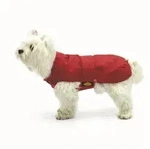 Fashion Dog Hundemantel Hundemantel mit Kunstpelz-Futter, Rot rot 47