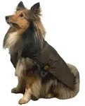 Fashion Dog Hundemantel Hunde-Regenmantel mit Fleecefutter, Braun braun 60 cm