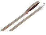 Nobby Hundeleine Leine Soft Grip beige/chocolate beige Ma&szlig;e: 120 cm / 25 mm