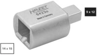 HAZET Einsteck-Adapter ∙ Einsteck-Vierkant 9 x 12 mm 6423C Adapter