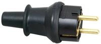 Kopp Schuko-Stecker KOPP Schutzkontakt-Stecker 173016008 gro&szlig;, mit Knickschutz,