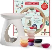 Yankee Candle Duftkerze Duftwachs-Geschenkset, 12 Duftwachse, 1 Warmer und 1...