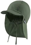 Sterntaler&reg; Schirmm&uuml;tze uni mit Nackenschutz (1-St) Kinderhut aus UV-Popeline...