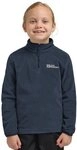 Jack Wolfskin Stehkragenpullover TAUNUS HALFZIP K einfache Temperaturregulierung,
