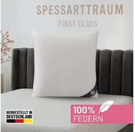 SPESSARTTRAUM Federkissen FIRST CLASS, Kopfkissen 1-tlg. oder 2-tlg. 40x80 oder...