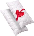 John Cotton Microfaserkissen 2f&uuml;r1, Kopfkissen, ein Kissen gratis, 40x80 cm,
