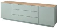 Innostyle TV-Board in schilfgr&uuml;n supermatt Dekor - 240x77x44 (BxHxT)
