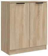 vidaXL Sideboard, Kommode Sonoma-Eiche 60x30x70 cm Holzwerkstoff