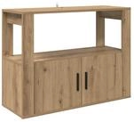 vidaXL Sideboard Sideboard Artisan-Eiche 80 x 30 x 60 cm Holzwerkstoff (1 St)