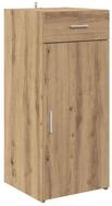 vidaXL Sideboard 40 x 42,5 x 93 cm Sideboard Anrichte Schrank Schwarze Eiche