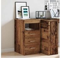vidaXL Mehrzweckschrank vidaXL Schubladenschrank Altholz-Optik 40x50x76 cm