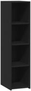vidaXL Highboard Highboard Schwarz 30x41x124 cm Holzwerkstoff (1 St)
