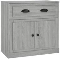 vidaXL Sideboard, Kommode Grau Sonoma 70x35,5x67,5 cm Holzwerkstoff