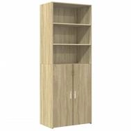 vidaXL Highboard Highboard Sonoma-Eiche 70x42,5x185 cm Holzwerkstoff (1 St)
