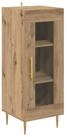 vidaXL Sideboard Sideboard Artisan-Eiche 34 x 34,5 x 90 cm Holzwerkstoff (1 St)