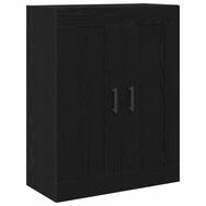 vidaXL Sideboard Wandmontierter Schrank Schwarz Eichen-Optik 69,5 x 34 x 90 cm...