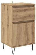 vidaXL Sideboard vidaXL Sideboard Artisan-Eiche 35 x 40 x 70 cm Holzwerkstoff