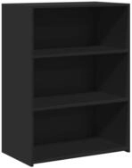 vidaXL Sideboard Sideboard Schwarz 70x41x93 cm Holzwerkstoff (1 St)