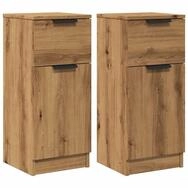 vidaXL Sideboard NA Sideboard Anrichte Schrank Lowboard Wohnzimmer 2 Stk