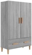 vidaXL Highboard NA Highboard Grau Sonoma 70x31x115 cm Spanplatte Kommode...