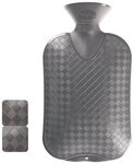 Fashy W&auml;rmflasche W&auml;rmflasche Kunststoff Glatte Ausf&uuml;hrung 2 Liter Grau Fashy