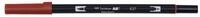 TOMBOW Pinselstift ABT Dual Brush Pen, (wine red), zwei Spitzen, f&uuml;r Hand...