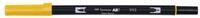 TOMBOW Pinselstift ABT Dual Brush Pen, (chrome orange), zwei Spitzen, f&uuml;r Hand