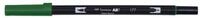 TOMBOW Pinselstift ABT Dual Brush Pen, (dark jade), zwei Spitzen, f&uuml;r Hand...