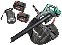 Parkside Akku-Laubsauger 40V Akku Laubsauger Laubbl&auml;ser PLSA 40-Li D3 (inkl. 2x4Ah