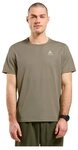 Odlo T-Shirt Wander-/Freizeit Crew Neck Cardada (100% Polyester) vetiverbraun