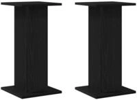 vidaXL Lautsprecherst&auml;nder Lautsprecherst&auml;nder 2 pcs Schwarz Eichen-Optik 30...