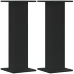 vidaXL Lautsprecherst&auml;nder Lautsprecherst&auml;nder 2 Stk. Schwarz 30x30x80 cm